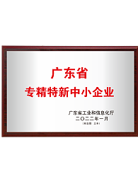 廣東省專(zhuān)精特新中小企業(yè)